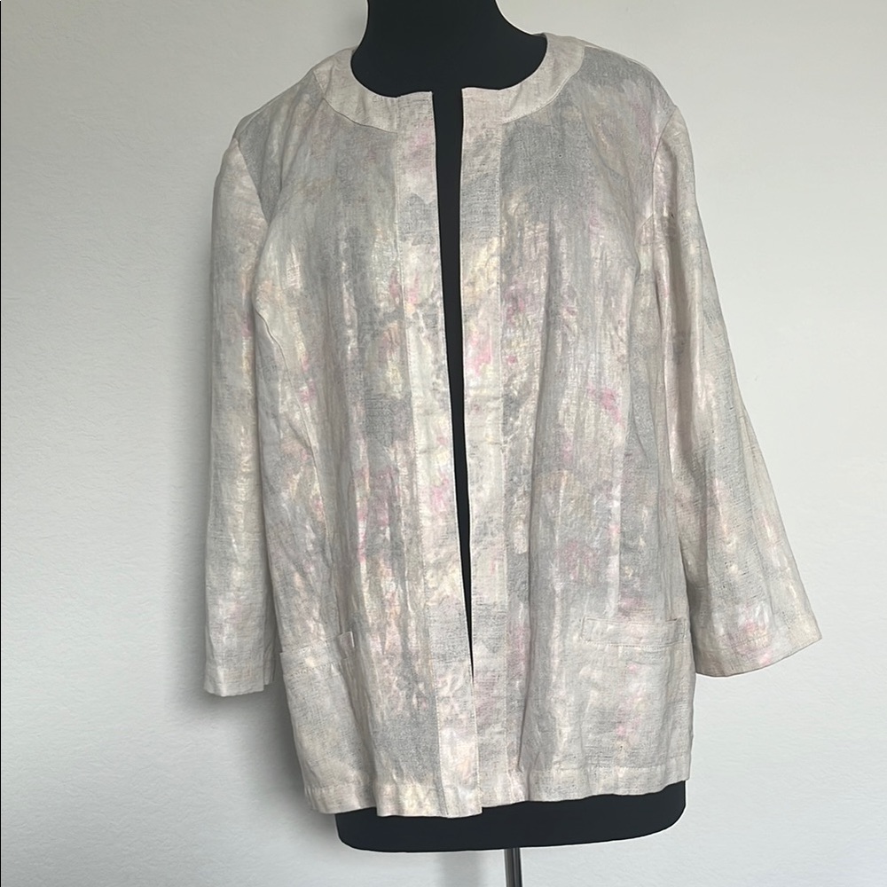 Chico’s linen blazer
